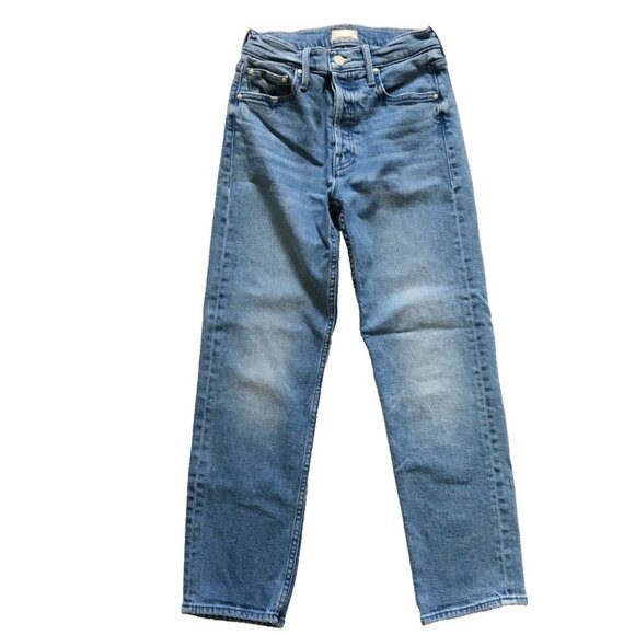 Mother the Tomcat Jeans Womens 24 Blue On the Run Button Fly High Rise Denim - Picture 4 of 13